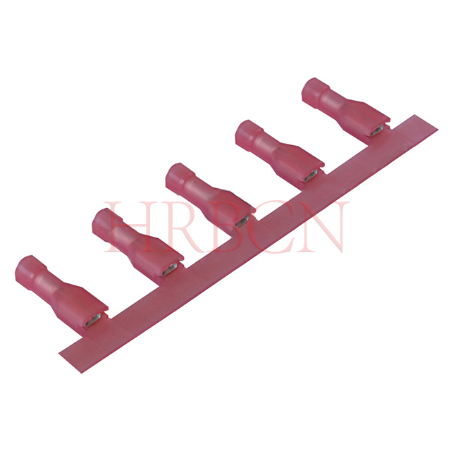 Receptáculo hembra aislado recto de 2,8 mm (0,110 ') AWG22-18 0,32-0,82 mm² 