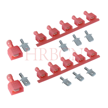 Terminal macho aislado recto de 6,35 mm (0,205 ') AWG22-18 0,32-0,82 mm² 