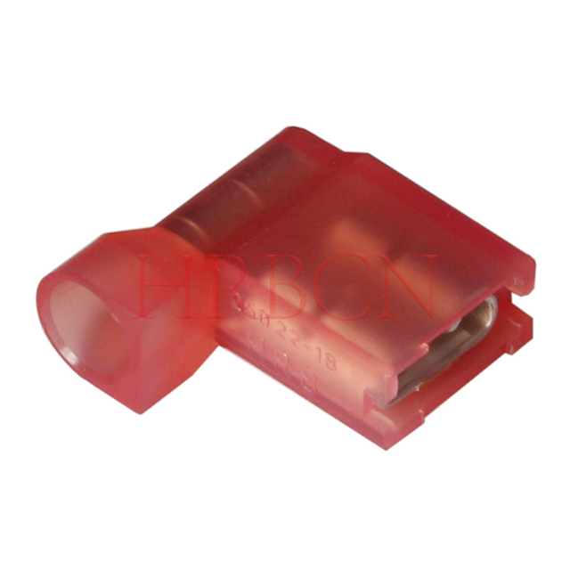HRB M7600 6,35 mm 0,250 ' AWG22-18 Terminal de desconexión hembra aislado con bandera