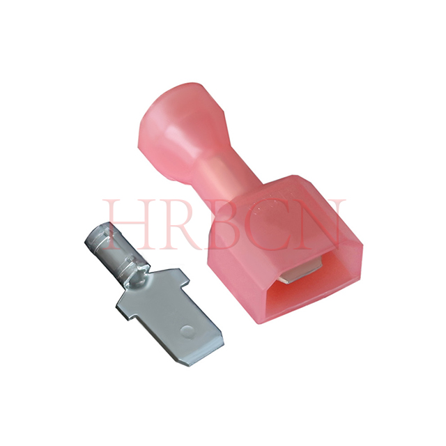 Terminal de desconexión macho completamente aislado de 4,8 mm (AWG 22-18)