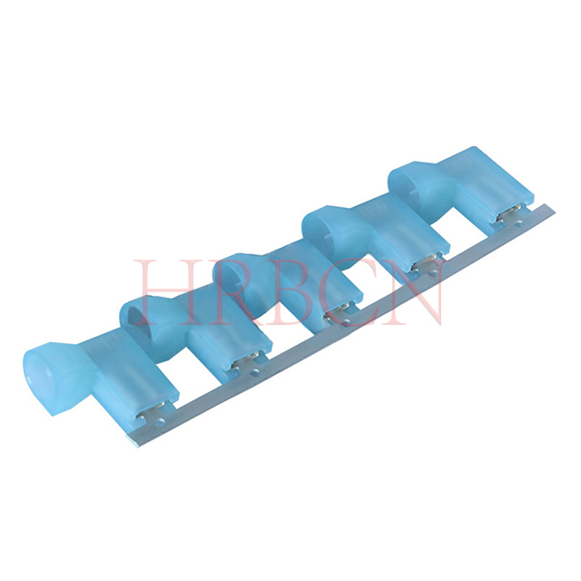 Terminal de desconexión de bandera hembra completamente aislado de 4,8 mm (AWG 16-14)