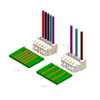 Conector RAST 2.5 IDC con tecnología IDT | Conector HRB M728X