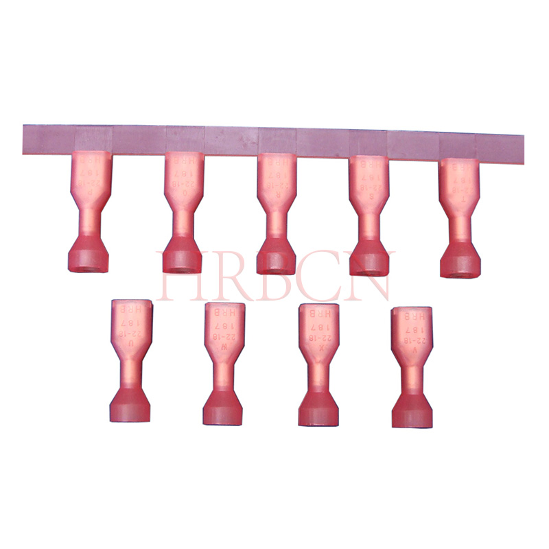 Terminal de desconexión rápida completamente aislado, diámetro 5,84 mm, tamaño de pestaña de 4,75 × 0,5 mm