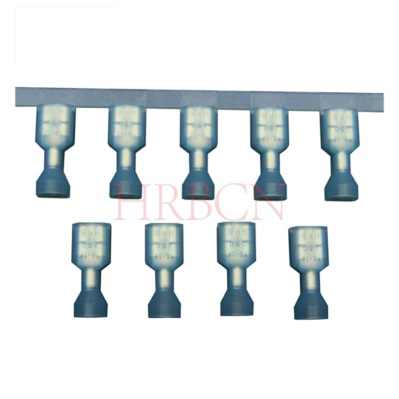 Terminal de desconexión rápida hembra de 6,35 × 0,8 mm con tamaño de pestaña y diámetro de 6,60 mm