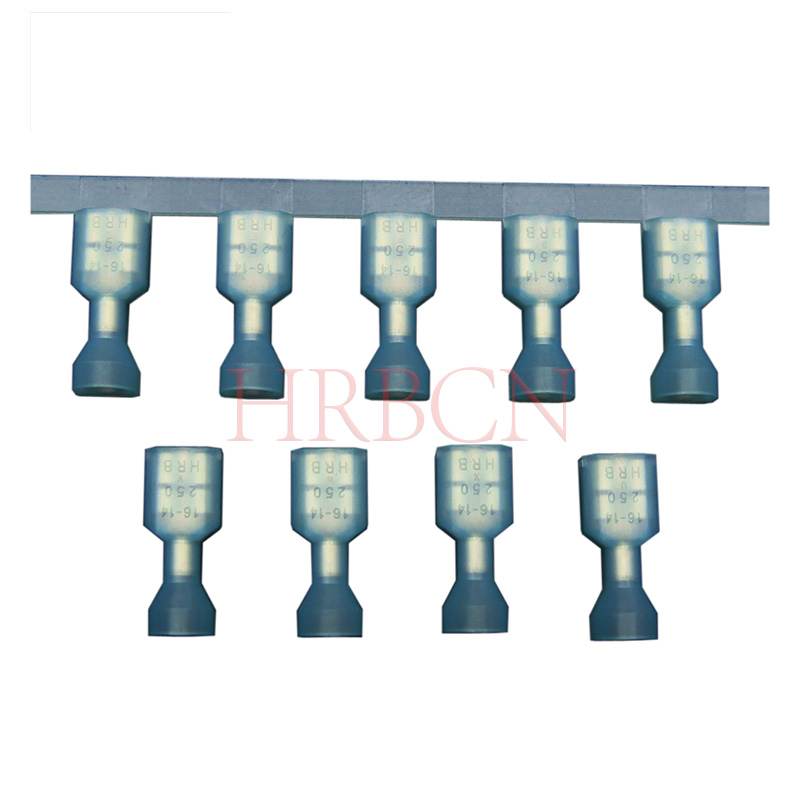 Hembra recta terminal de 6,35 × 0,8 mm con diámetro de tamaño de pestaña 6,60 mm