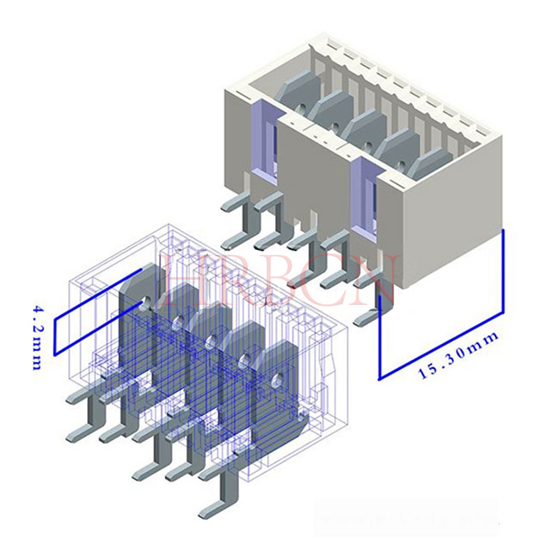 Conectores RAST 5.0 Conector PCB Terminal TAB Header M9402