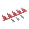 Terminal de desconexión macho completamente aislado de 4,8 mm (AWG 22-18)