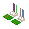 Conector RAST 2.5 IDC con tecnología IDT | Conector HRB M728X