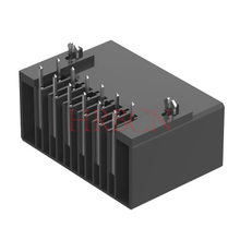 Alambre dual de la fila para subir a la echada de ángulo recto del jefe 5.08m m del conector