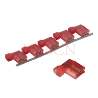 HRB M7600 6,35 mm 0,250 ' AWG22-18 Terminal de desconexión hembra aislado con bandera