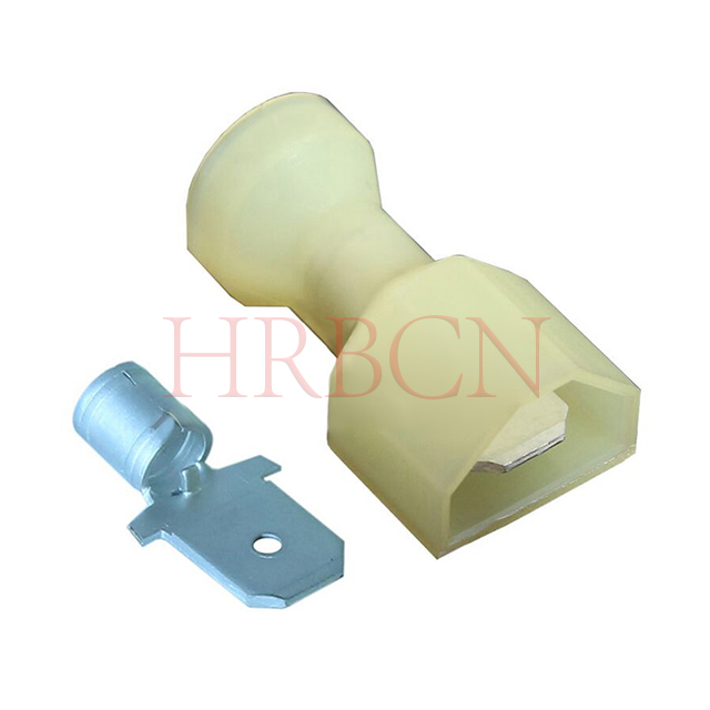 HRB Terminal macho aislado recto de 6,35 mm AWG12-10 | Serie M6351