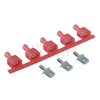 Terminal macho aislado recto de 6,35 mm (0,205 ') AWG22-18 0,32-0,82 mm² 