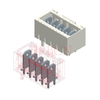 Conector de cabecera RAST de 5,0 mm M9404 pin recto