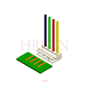 Conector IDC de alimentación RAST 2.5 con tecnología IDT | Conector HRB M726X