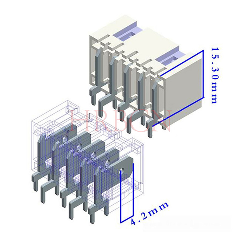 Tipo recto del conector M9403 del jefe de la TAB de RAST 5.0m m