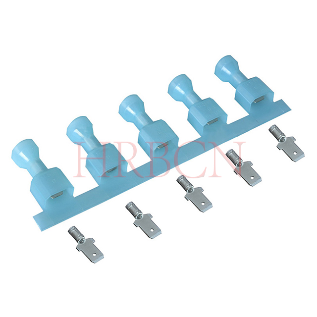 Terminal de desconexión macho completamente aislado de 4,8 mm (AWG16-14)