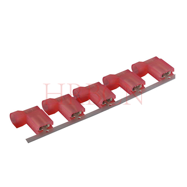 Terminal de desconexión de bandera hembra completamente aislado de 4,8 mm (AWG 22-18)