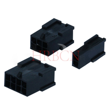 Conector hembra de carcasa de enchufe de doble fila P3020 sin orejas de montaje en panel