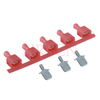 Terminal macho aislado recto de 6,35 mm (0,205 ') AWG22-18 0,32-0,82 mm² 
