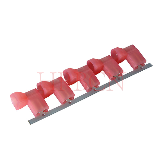 Terminal de desconexión de bandera hembra completamente aislado de 4,8 mm (AWG 22-18)