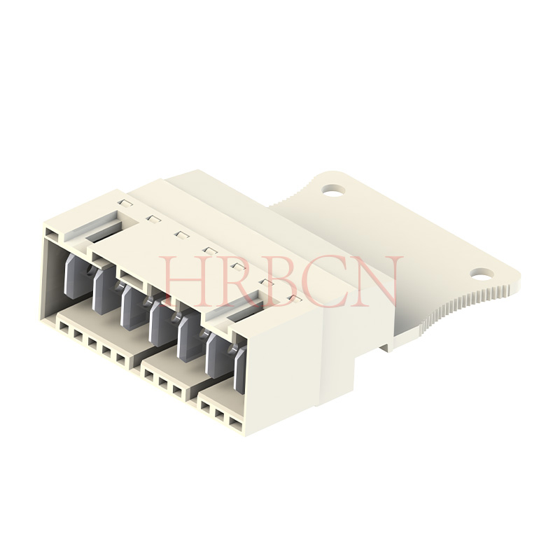 Conector de placa de circuito impreso RAST 5.0 M5041 90° 