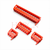 Conector macho IDC vertical de doble fila con paso de 1,27 mm