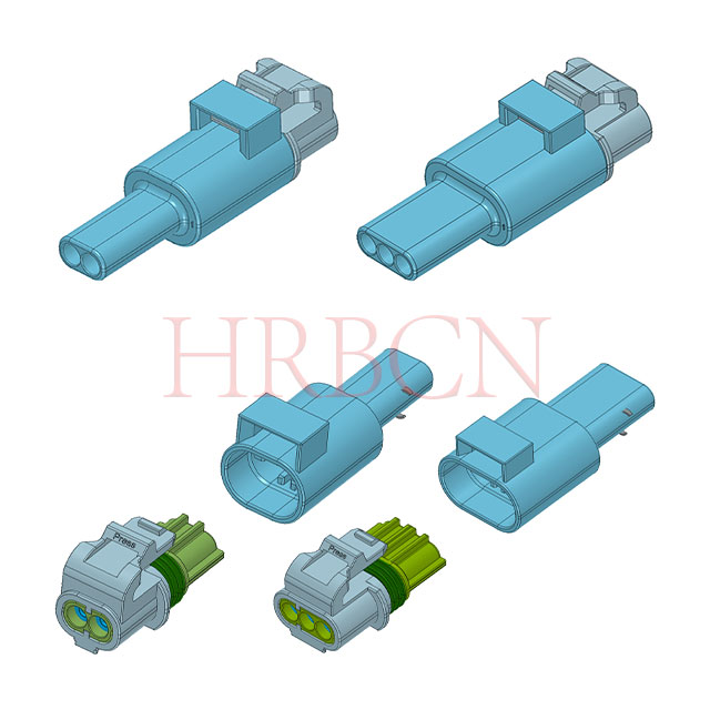 Cable impermeable de HRB 4.0m m al conector de alimentación del alambre 