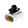 Conector eléctrico de cable a cable impermeable con cierre de pestillo y paso de 3,0 mm HRB