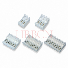 Alimentación de paso de 2,54 mm a través de IDC con pestañas polarizadoras M2051-NR