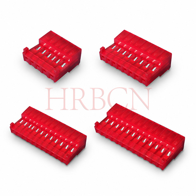 Conector IDC de paso 2,54, extremo cerrado de 90 grados con pestañas polarizadoras