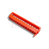 Conector macho IDC vertical de doble fila con paso de 1,27 mm