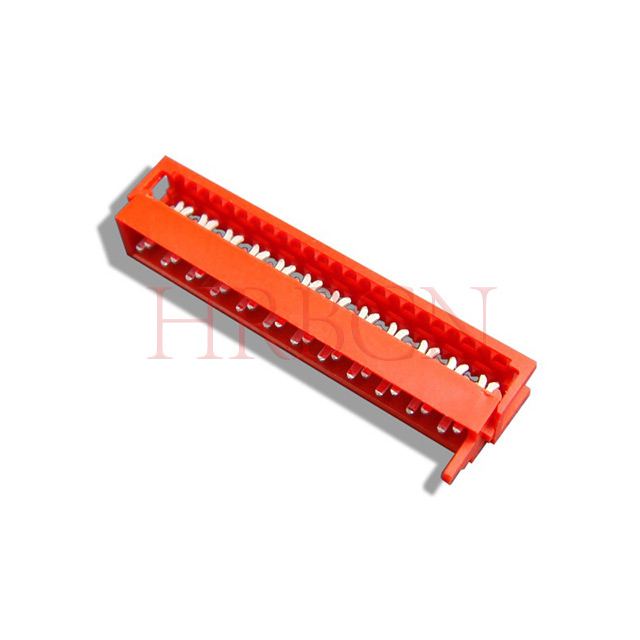 Conector macho IDC vertical de doble fila con paso de 1,27 mm
