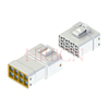 Conector de cable a cable de 2 filas impermeable automático HRB de 6,35 mm 