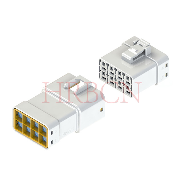 Conector de cable a cable de 2 filas impermeable automático HRB de 6,35 mm 