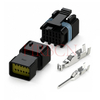 Conectores impermeables de cable a cable de 4-24 pines con paso de 2,0 mm
