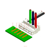 Conector IDC de alimentación RAST 2.5 con tecnología IDT | Conector HRB M727X