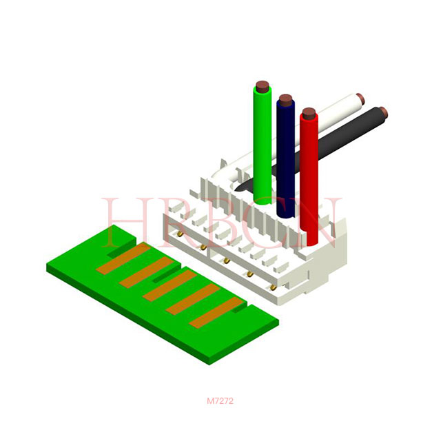 Conector IDC de alimentación RAST 2.5 con tecnología IDT | Conector HRB M727X