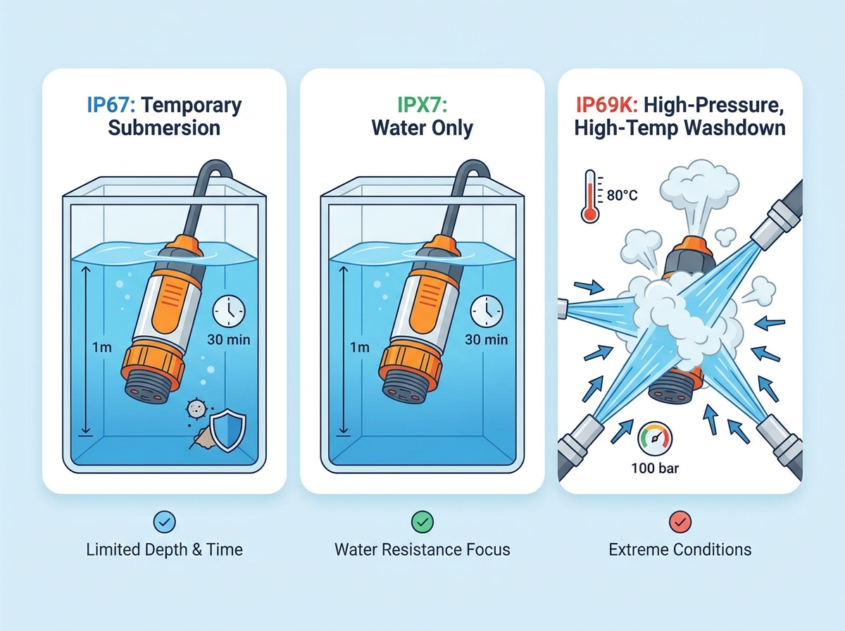 Evaluaci&oacute;n y prueba de conectores a prueba de agua