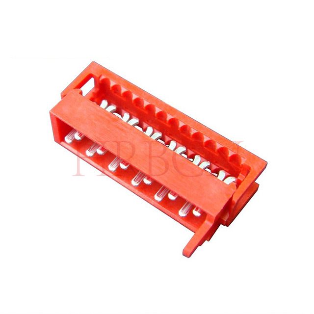 Conector macho IDC vertical de doble fila con paso de 1,27 mm
