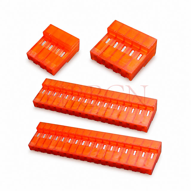 Conector IDC de paso de 3,96 mm sin rampa de bloqueo