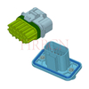 Conector de poder impermeable del alambre al alambre de HRB 4.0m m con el soporte del panel